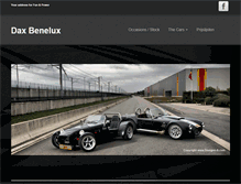 Tablet Screenshot of daxbenelux.com